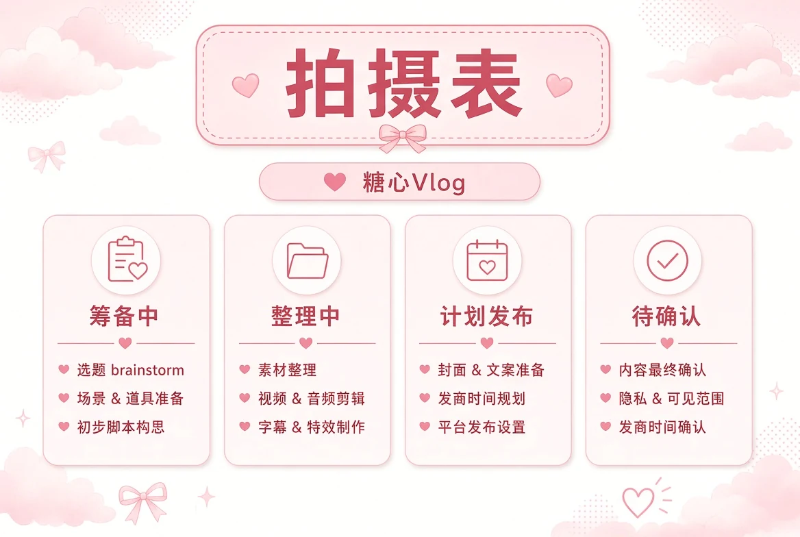 排期栏：知道内容走到哪一步，比猜日期更重要